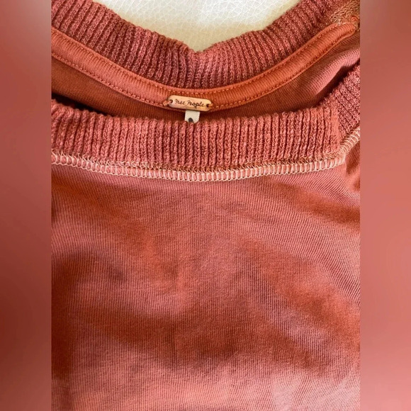 NWOT FREE PEOPLE TABLE FOR TWO TEE TUNIC TOP - Picture 9 of 12